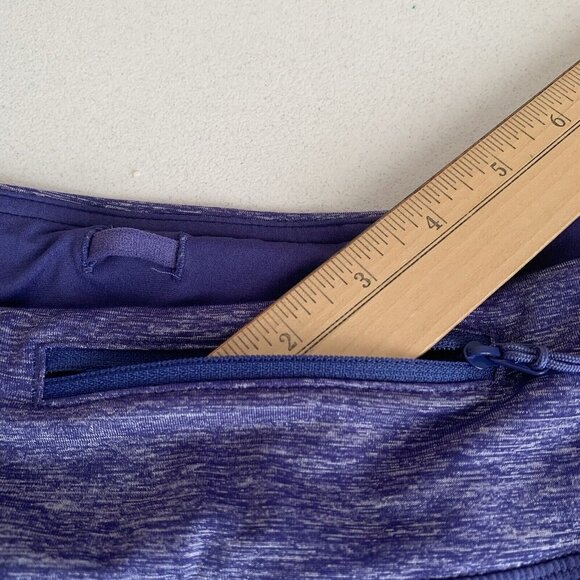 Lululemon Back Pleated Skort Womens 6 Purple Back Zip Pocket Running Pickleball - Picture 5 of 9